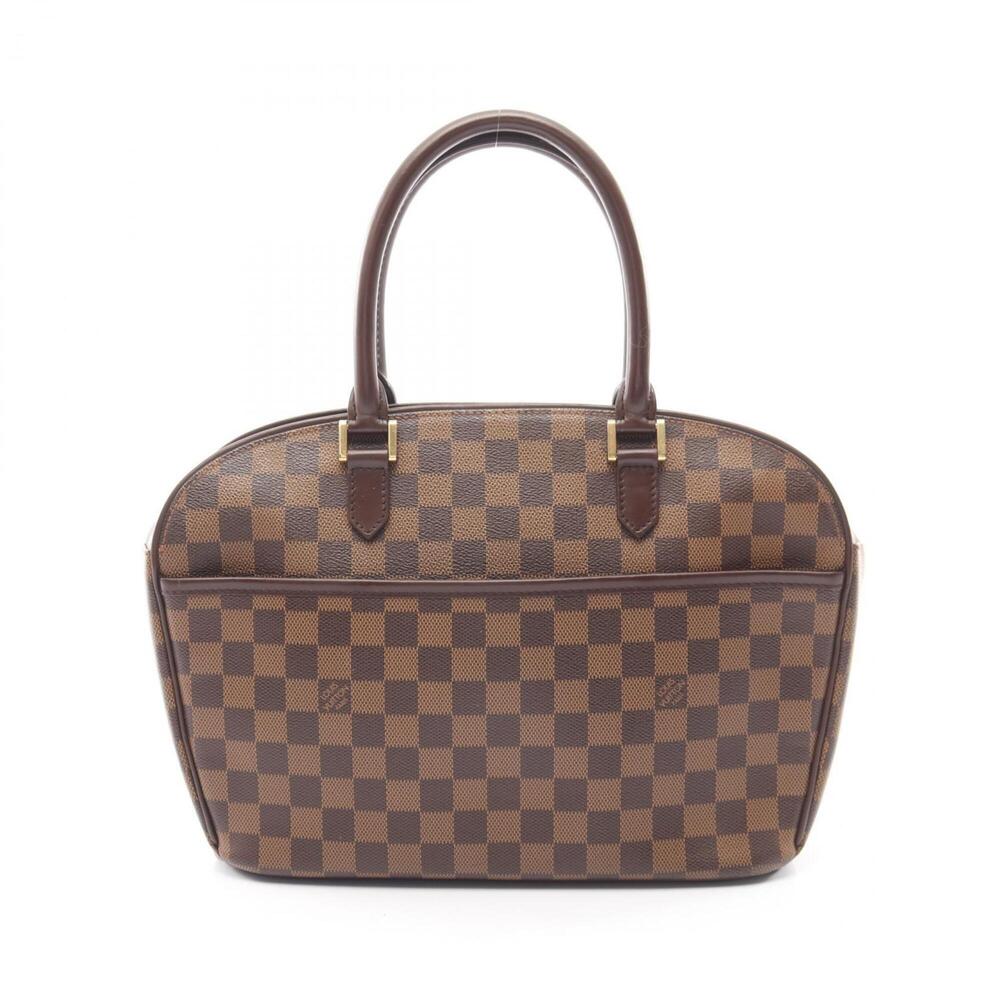 Louis Vuitton Salia Horizontal Damier Ebene Handbag, Coated Canvas Leather, W...